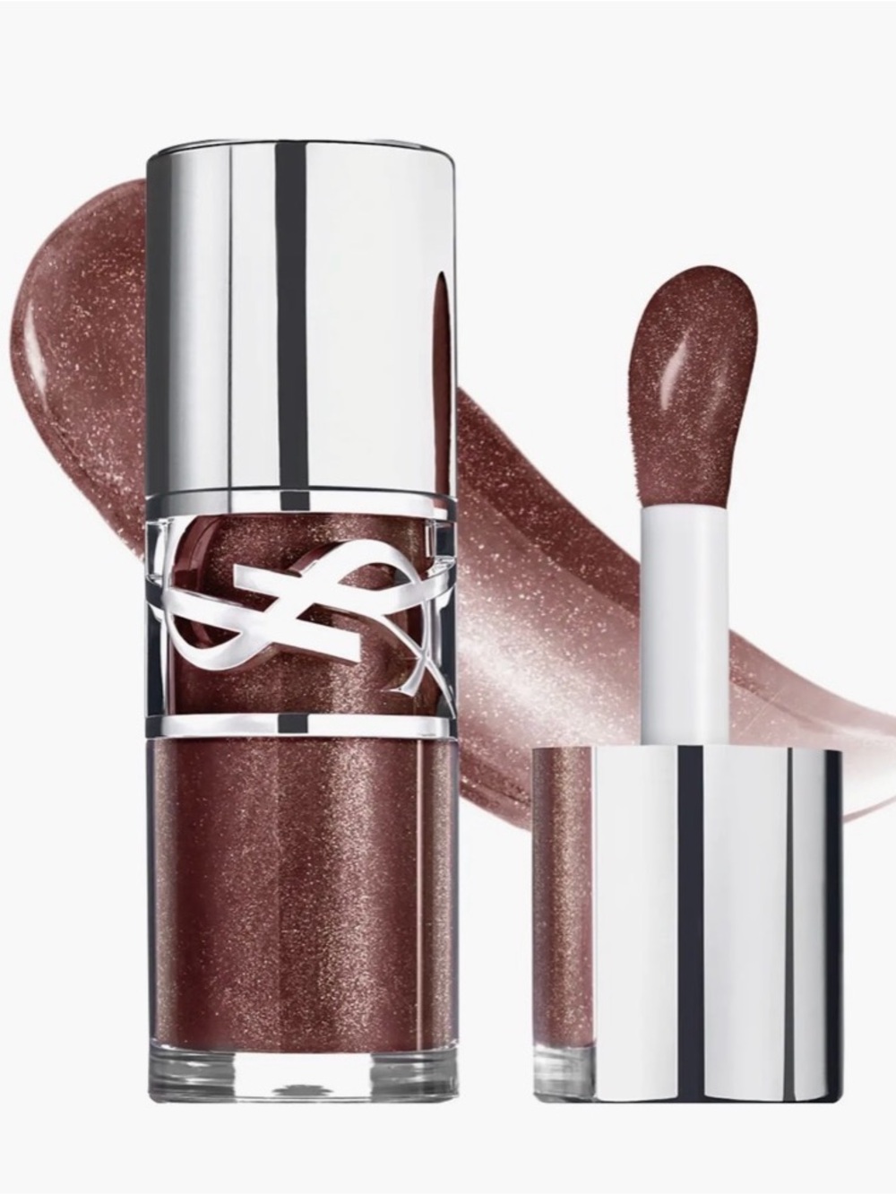 YSL Loveshine Plumping Lip oil Gloss in 6 Espresso Stardust